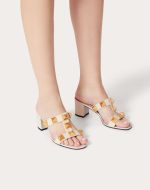 ROMAN STUD CALFSKIN SLIDE SANDAL 60 MM - Image 3